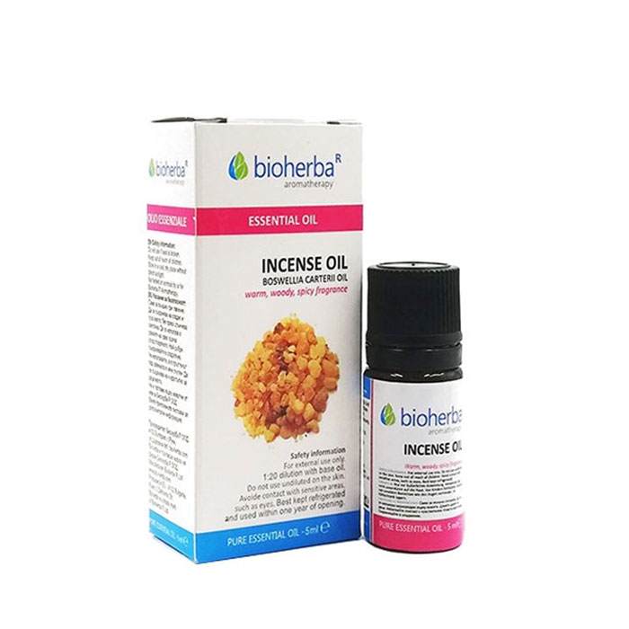 БИОХЕРБА ЕТЕРИЧНО МАСЛО ОТ ТАМЯН 5 мл. / BIOHERBA ESSENTIAL FRANKINCENSE OIL