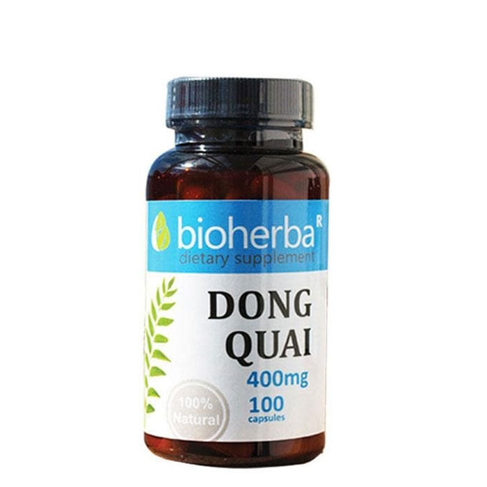 БИОХЕРБА ЖЕНСКИ ЖЕН ШЕН (DONG QUAI) капсули 400 мг. 100 броя / BIOHERBA DONG QUAI