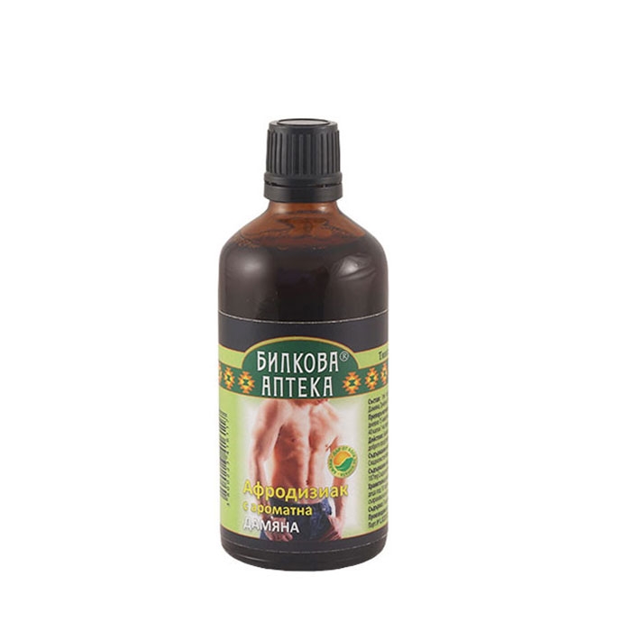 БИЛКОВА АПТЕКА ТИНКТУРА АФРОДИЗИАК С АРОМАТНА ДАМЯНА 100 мл. / BILKOVA APTEKA APHRODISIAC WITH AROMATIC DAMIANA HERB