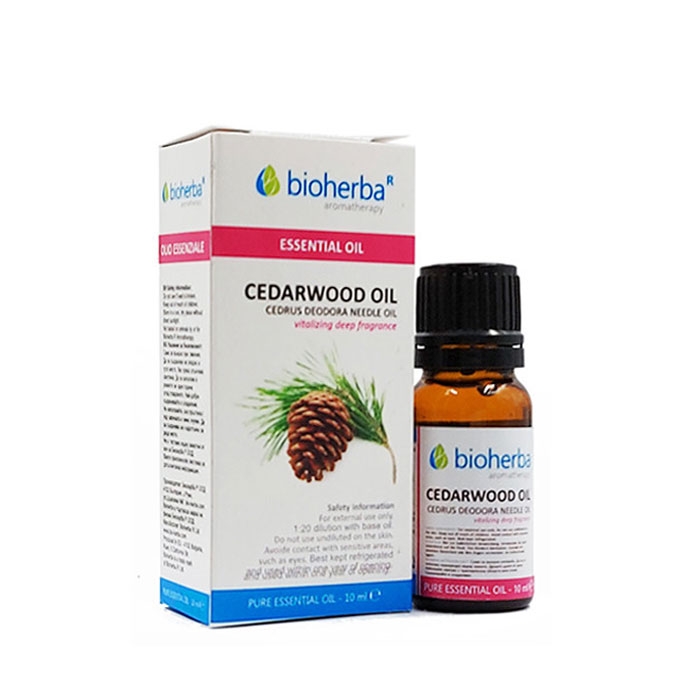 БИОХЕРБА ЕТЕРИЧНО МАСЛО ОТ КЕДЪР 10 мл. / BIOHERBA CEDARWOOD OIL