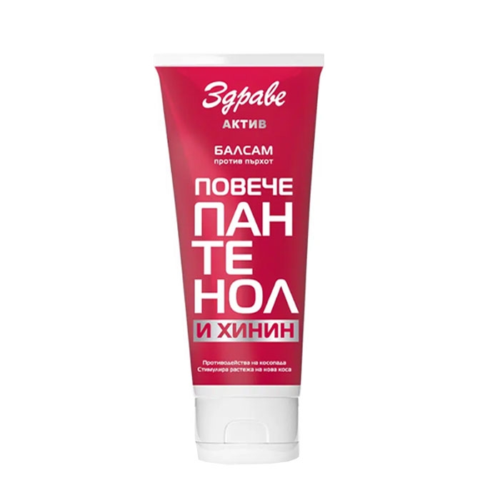 БАЛСАМ ЗДРАВЕ АКТИВ С ПАНТЕНОЛ И ХИНИН 200 мл. / AROMA ZDRAVE ACTIVE CONDITIONER WITH PANTHENOL AND QUININE