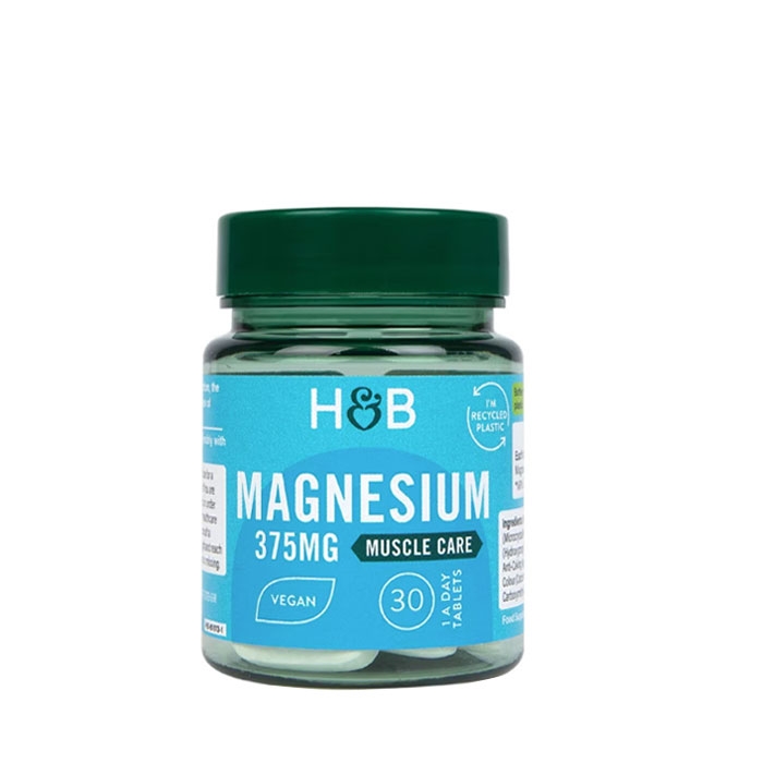 МАГНЕЗИЙ таблетки 375 мг 30 броя / HOLLAND &amp; BARRETT MAGNESIUM