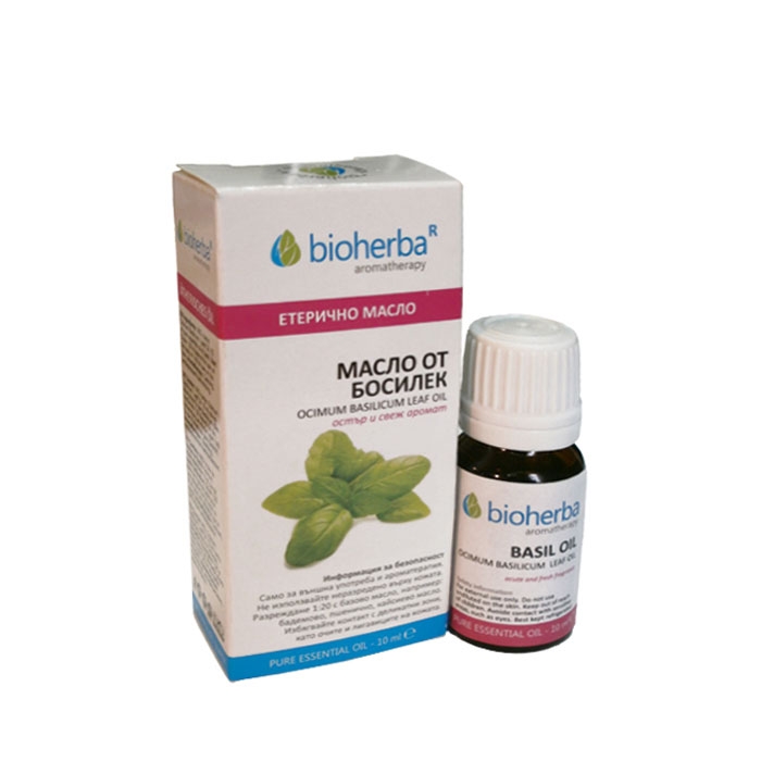 БИОХЕРБА ЕТЕРИЧНО МАСЛО ОТ БОСИЛЕК 10 мл. / BIOHERBA BASIL OIL