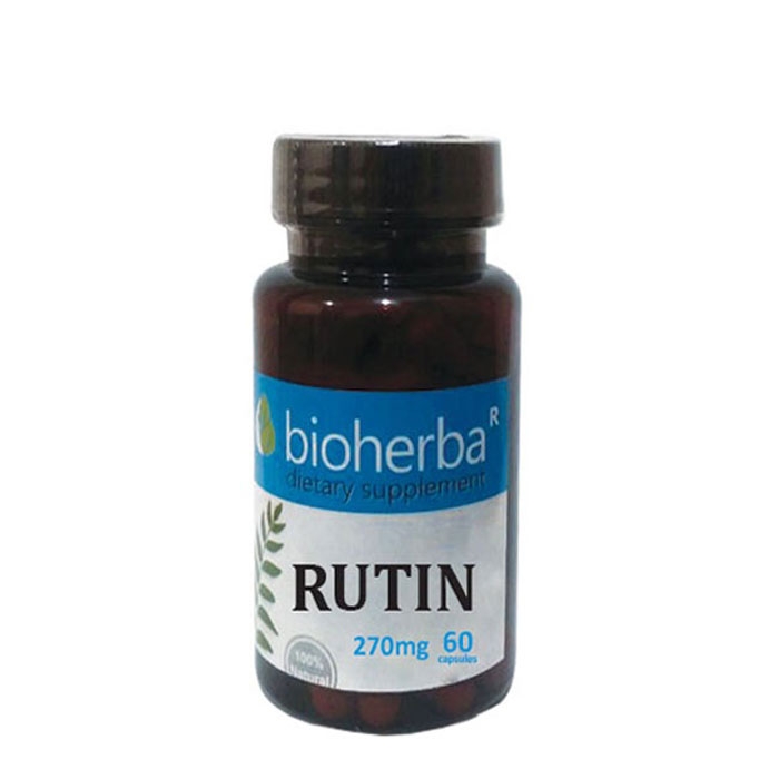 БИОХЕРБА РУТИН капсули 270 мг. 60 броя / BIOHERBA RUTIN