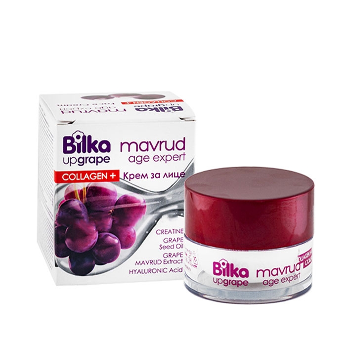 БИЛКА МАВРУД ЕЙДЖ ЕКСПЕРТ ПОДХРАНВАЩ КРЕМ ЗА ЛИЦЕ 40 мл. / BILKA NOURISHING CREAM WITH GRAPES MAVRUD