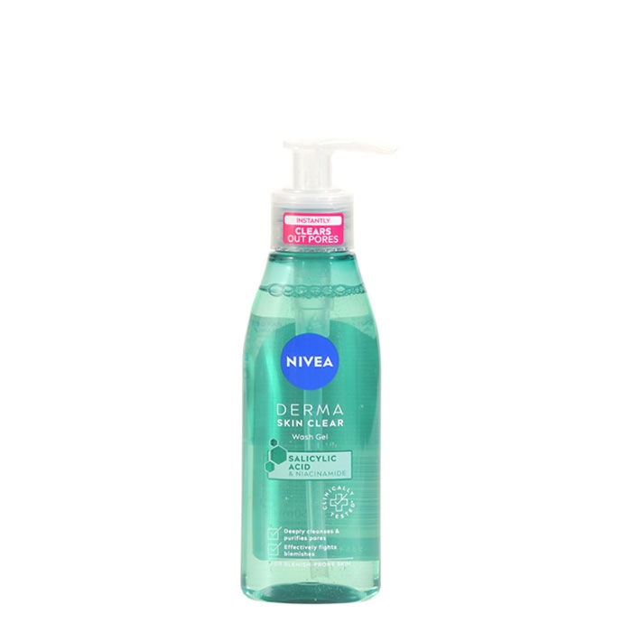 НИВЕА ДЕРМА СКИН КЛИЪР ИЗМИВАЩ ГЕЛ ЗА ПРОБЛЕМНА КОЖА 150 мл. / NIVEA DERMA SKIN CLEAR WASH GEL