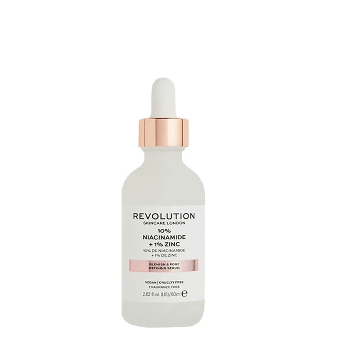 РЕВОЛЮШЪН SKINCARE СЕРУМ ЗА ЛИЦЕ ПРОТИВ ПЕТНА И ПОРИ NIACINAMIDE 10% 30 мл. / REVOLUTION SKINCARE SERUM NIACINAMIDE 10%