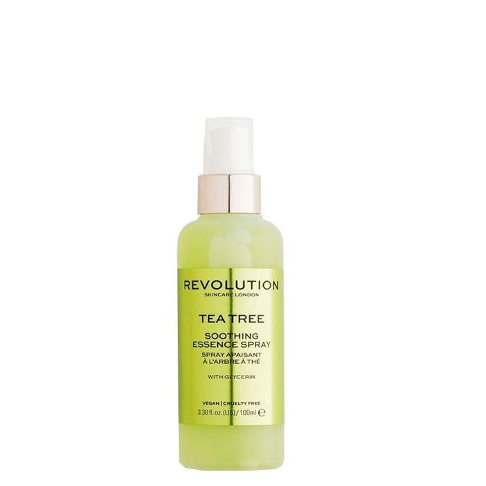 РЕВОЛЮШЪН SKINCARE СПРЕЙ ЗА ЛИЦЕ TEA TREA 100 мл. / REVOLUTION SKINCARE SOOTHING ESSENCE SPRAY TEA TREE