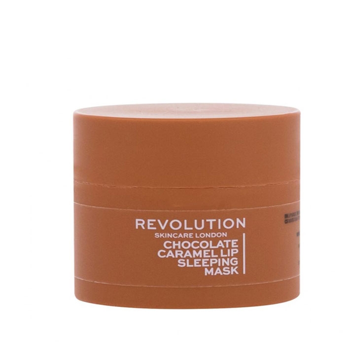 РЕВОЛЮШЪН SKINCARE НОЩНА МАСКА ЗА УСТНИ CHOCOLATE CARAMEL 10 гр. / REVOLUTION SKINCARE LIP SLEEPING MASK CHOCOLATE CARAMEL