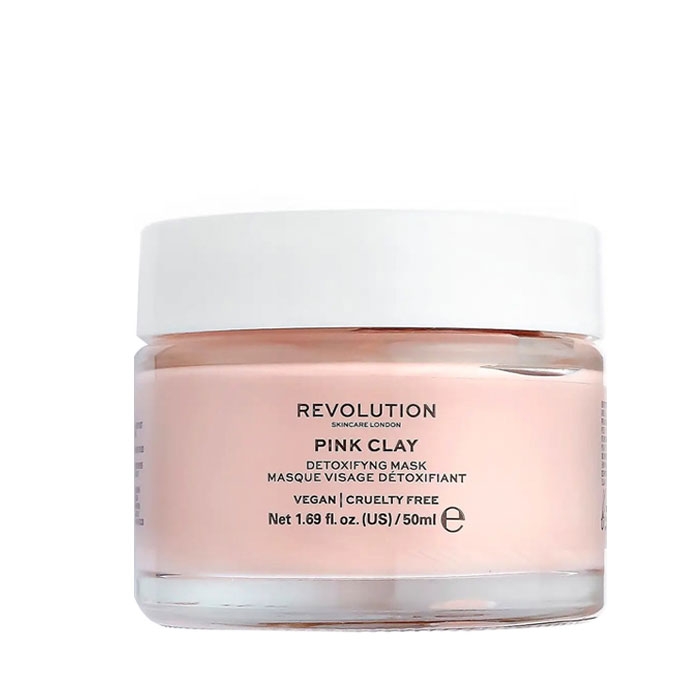 РЕВОЛЮШЪН SKINCARE ДЕТОКС МАСКА ЗА ЛИЦЕ PINK CLAY 50 мл. / REVOLUTION SKINCARE DETOXIFYNG MASK PINK CLAY