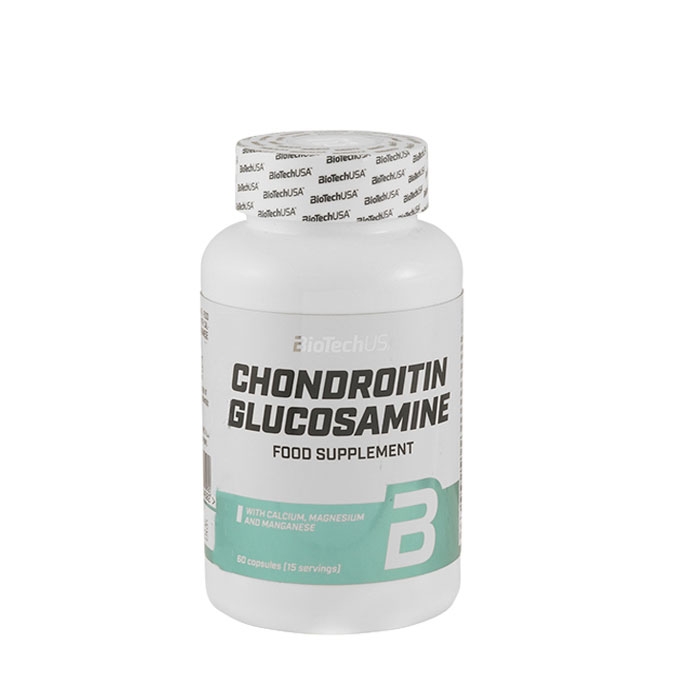 БИОТЕЧ ХОНДРОИТИН &amp; ГЛЮКОЗАМИН капсули 60 броя / BIOTECH CHONDROITIN GLUCOSAMINE