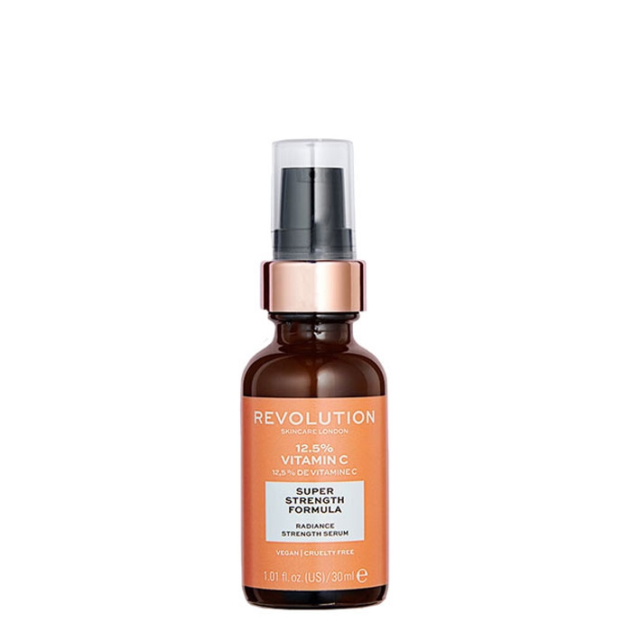 РЕВОЛЮШЪН SKINCARE ОЗАРЯВАЩ СЕРУМ ЗА ЛИЦЕ С ВИТАМИН C 12.5 % 30 мл. / REVOLUTION SKINCARE 12,5% VITAMIN C GLOW SERUM