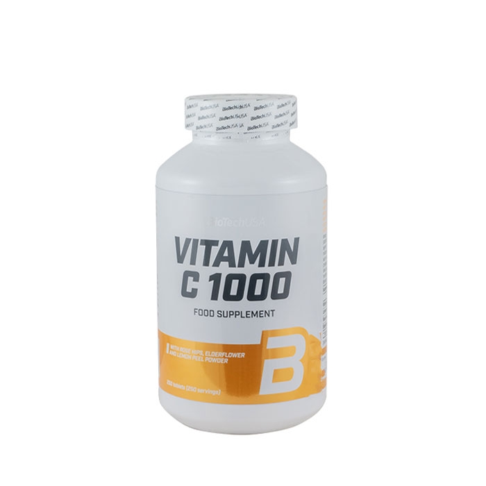 БИОТЕЧ ВИТАМИН С таблетки 1000 мг. 250 броя / BIOTECH VITAMIN C