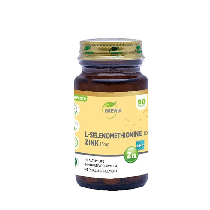 ГРЕВИЯ L-СЕЛЕНМЕТИОНИН + ЦИНК таблетки 90 броя / GREWIA L-SELENEMETHIONINE + ZINC