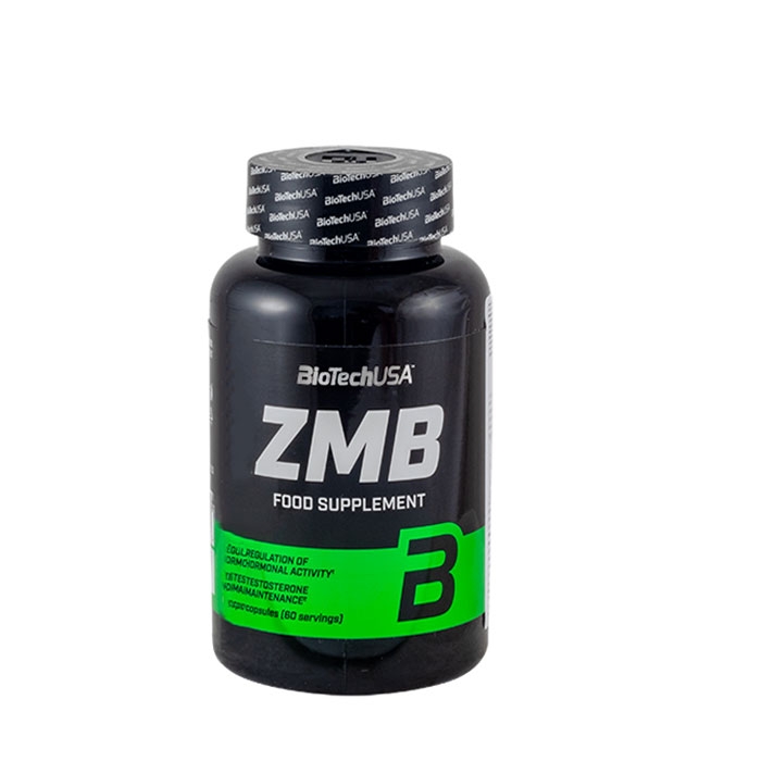 БИОТЕЧ ZMB (ЦИНК, МАГНЕЗИЙ И ВИТАМИН B6) капсули 60 броя / BIOTECH ZMATTACK