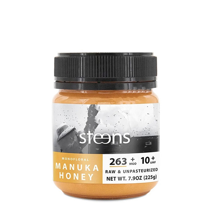 СТИЙНС МОНОФЛОРЕН МЕД ОТ МАНУКА MGO 263+ / UMF 10+ 225 гр. / STEENS MONOFLORAL MANUKA HONEY MGO