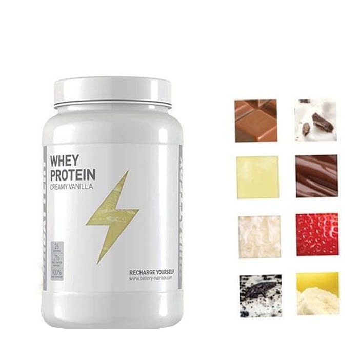 БАТЕРИ НУТРИШЪН СУРОВАТЪЧЕН ПРОТЕИН ОВКУСЕН прах 800 гр. / BATTERY NUTRITION WHEY PROTEIN FLAVOURED