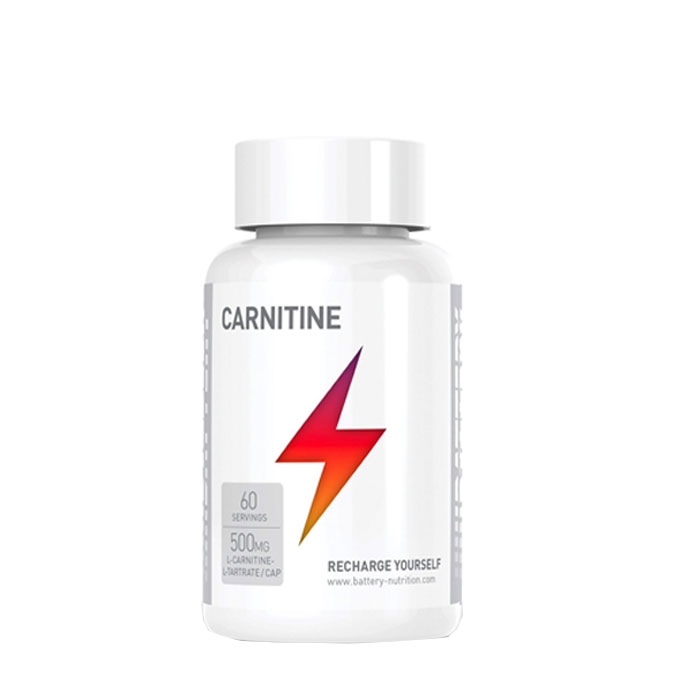 БАТЕРИ НУТРИШЪН КАРНИТИН капсули 500 мг. 60 броя / BATTERY NUTRITION CARNITINE