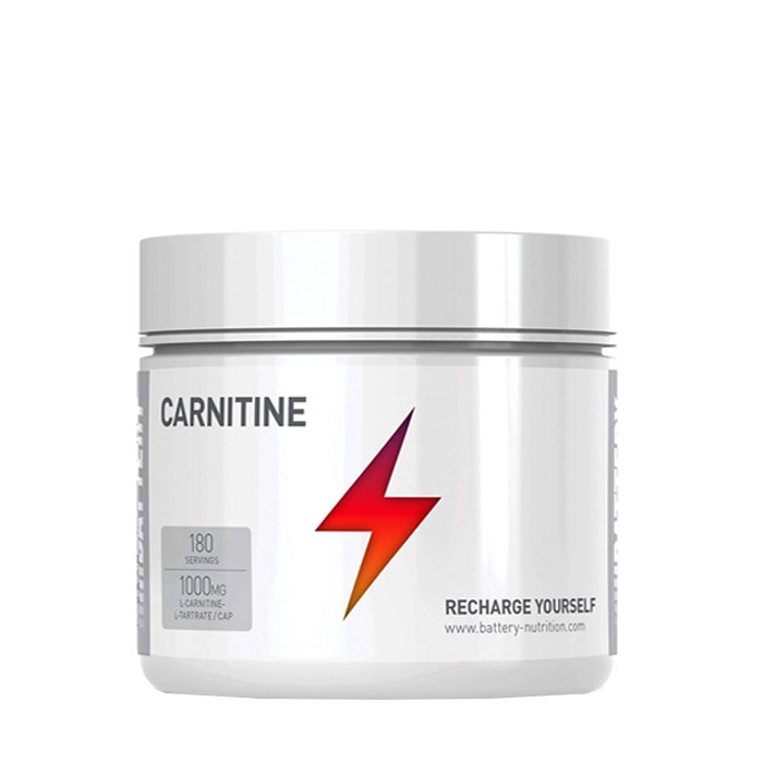 БАТЕРИ НУТРИШЪН КАРНИТИН капсули 1000 мг. 180 броя / BATTERY NUTRITION CARNITINE