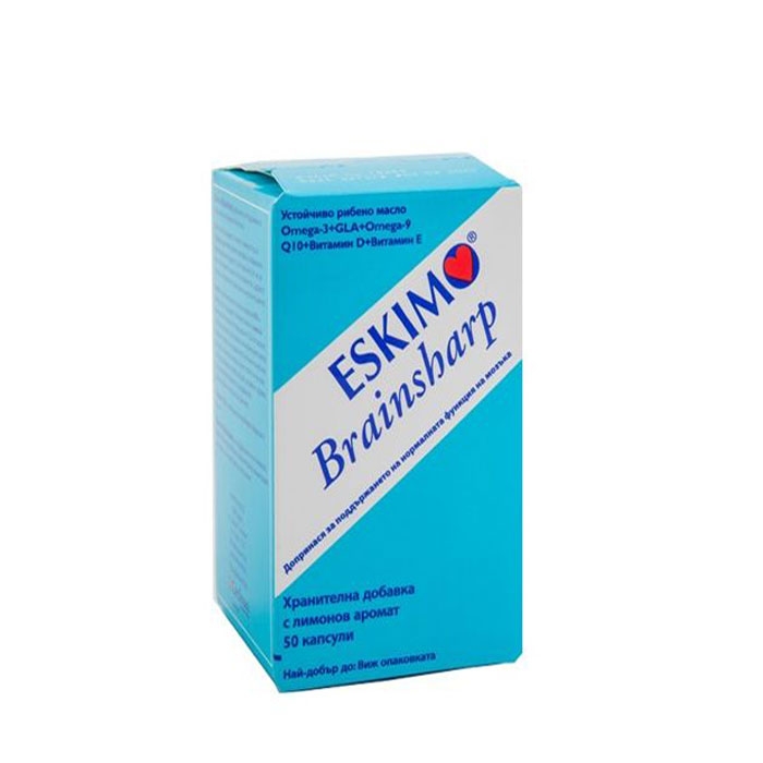 ЕСКИМО БРЕЙНШАРП капсули 50 броя / CARDINOVA ESKIMO BRAINSHARP