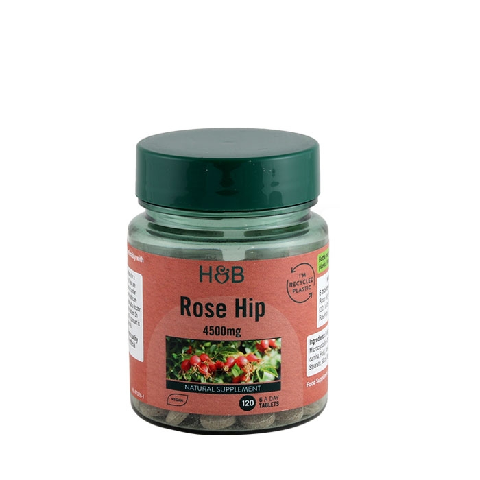 ЕКСТРАКТ ОТ ШИПКИ таблетки 120 броя / HOLLAND &amp; BARRETТ ROSE HIP tablets 750 mg. 120