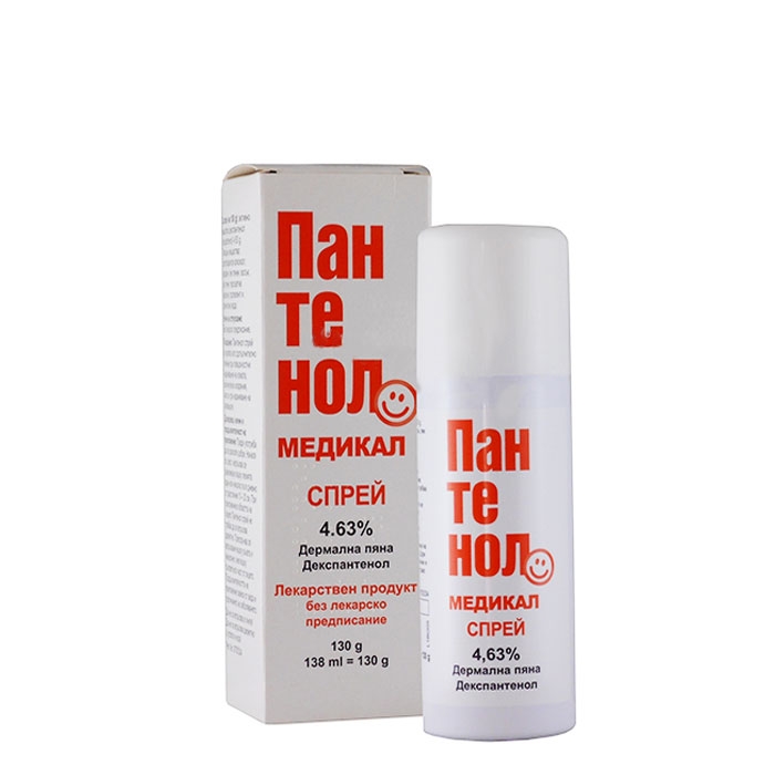 ПАНТЕНОЛ МЕДИКАЛ СПРЕЙ 4,63% дермална пяна 130 гр. / CHAUVIN ANKERPHARM PANTHENOL MEDICAL SPRAY
