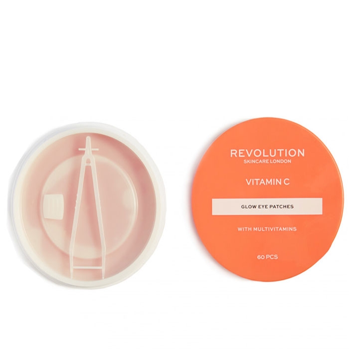 РЕВОЛЮШЪН SKINCARE ОЗАРЯВАЩИ ПАЧОВЕ ЗА ОЧИ С ВИТАМИН C 60 броя / REVOLUTION SKINCARE VITAMIN C BRIGHTENING HYDRO GEL EYE PATCHES