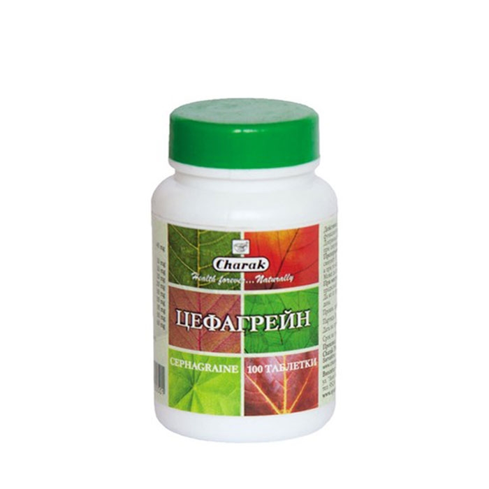 ЦЕФАГРЕЙН таблетки 100 броя / CHARAK CEPHAGRAINE