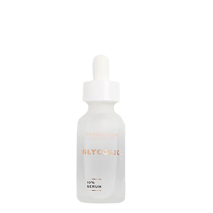 РЕВОЛЮШЪН SKINCARE ЕКСФОЛИРАЩ СЕРУМ ЗА ЛИЦЕ GLYCOLIC ACID 10% 30 мл. / REVOLUTION SKINCARE 10% GLYCOLIC ACID AHA GLOW SERUM