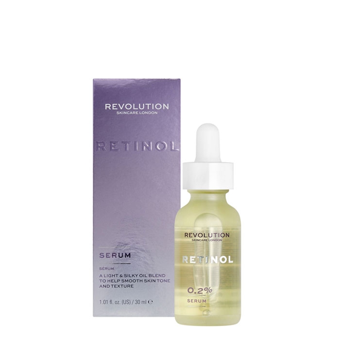РЕВОЛЮШЪН SKINCARE СЕРУМ ЗА ЛИЦЕ ПРОТИВ СТАРЕЕНЕ 0,2% RETINOL 30 мл. / REVOLUTION SKINCARE 0.2% RETINOL SERUM