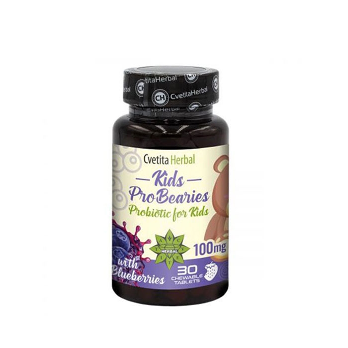 ПРО БЕРИС КИДС таблетки 30 броя / CVETITA PRO BEARIES PROBIOTIC FOR KIDS