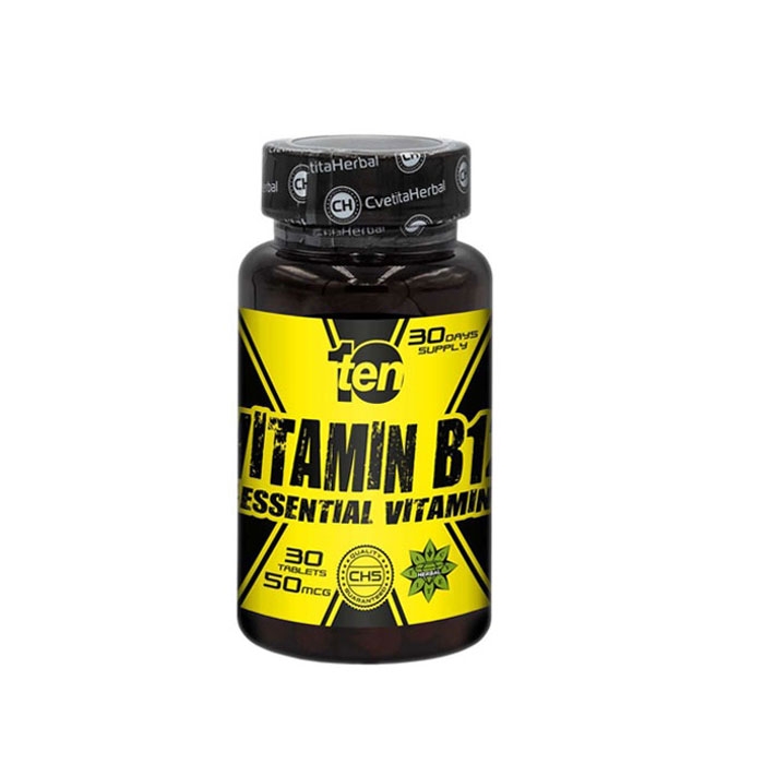 ТЕН ВИТАМИН B12 таблетки 30 броя / CVETITA HERBAL TEN VITAMIN B12
