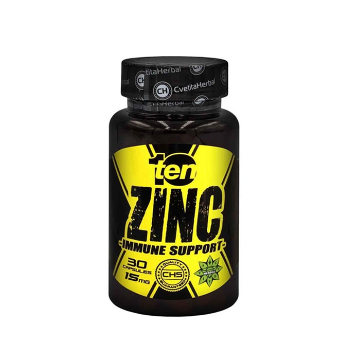 ТЕН ЦИНК капсули 15 мг. 30 броя / CVETITA TEN ZINC
