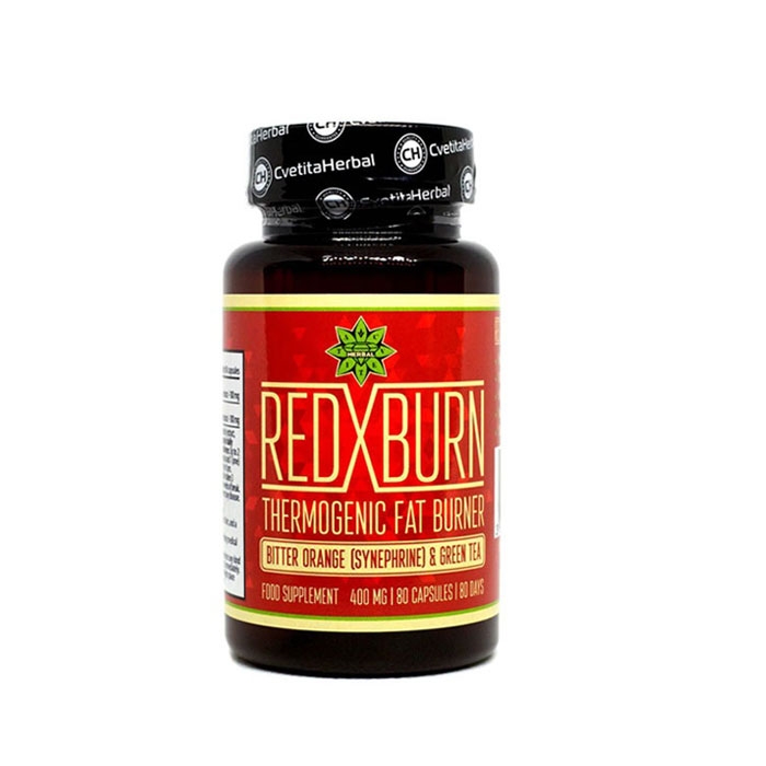 РЕД Х БЪРН капсули 400 мг. 80 броя / CVETITA RED X BURN