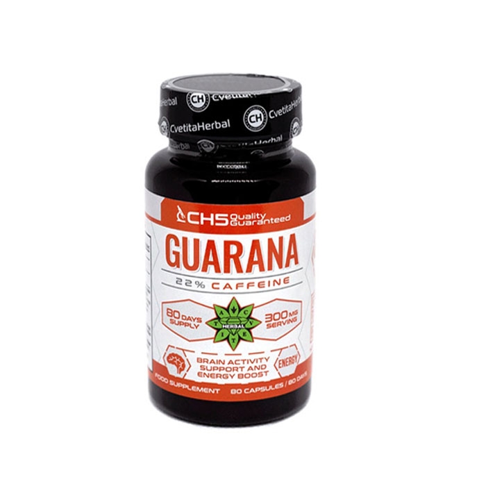 ГУАРАНА капсули 300 мг. 80 броя / CVETITA GUARANA
