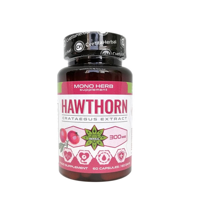 ГЛОГ капсули 300 мг. 60 броя / CVETITA HAWTHORN