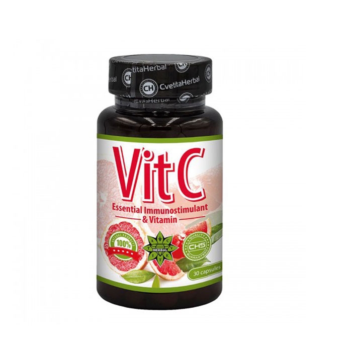 ВИТАМИН С капсули 600 мг. 30 броя / CVETITA VITAMIN C