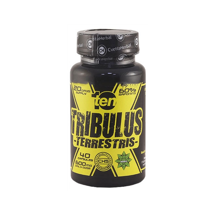 ТЕН ТРИБУЛУС ТЕРЕСТРИС капсули 300 мг 40 броя / CVETITA TEN TRIBULUS TERRESTRIS