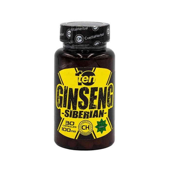 ТЕН СИБИРСКИ ЖЕН - ШЕН капсули 100 мг. 30 броя / CVETITA TEN SIBERIAN GINSENG