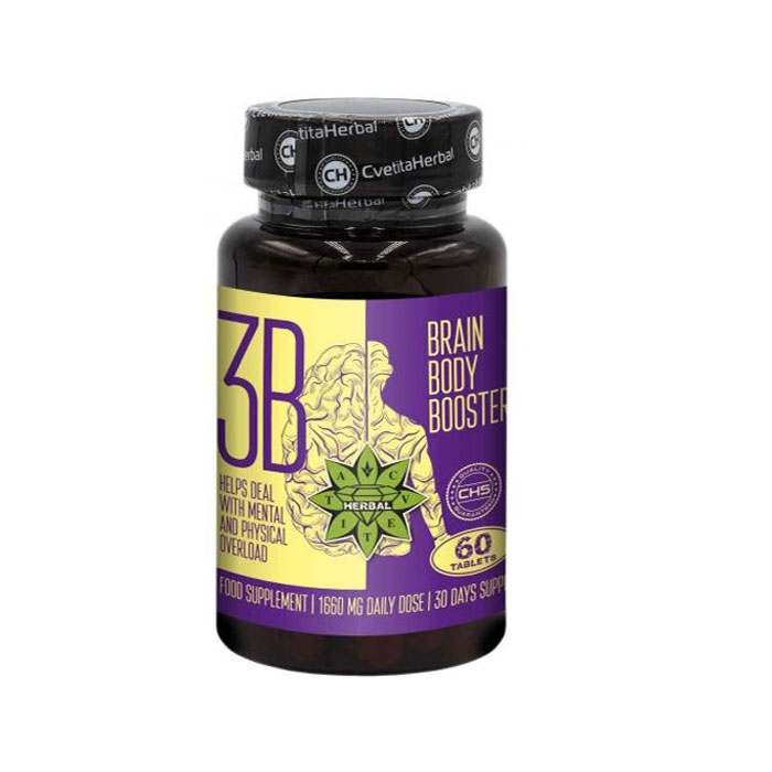 БРЕЙН БОДИ БУСТЕР таблетки 60 броя / CVETITA BRAIN BODY BOOSTER