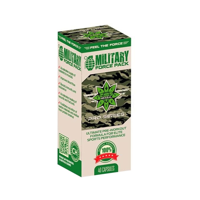 МИЛИТАРИ капсули 40 броя / CVETITA MILITARY FORCE PACK