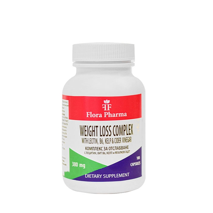 ФЛОРА ФАРМА КОМПЛЕКС ЗА ОТСЛАБВАНЕ капсули 380 мг. 100 броя / FLORA PHARMA WEIGHT LOSS COMPLEX