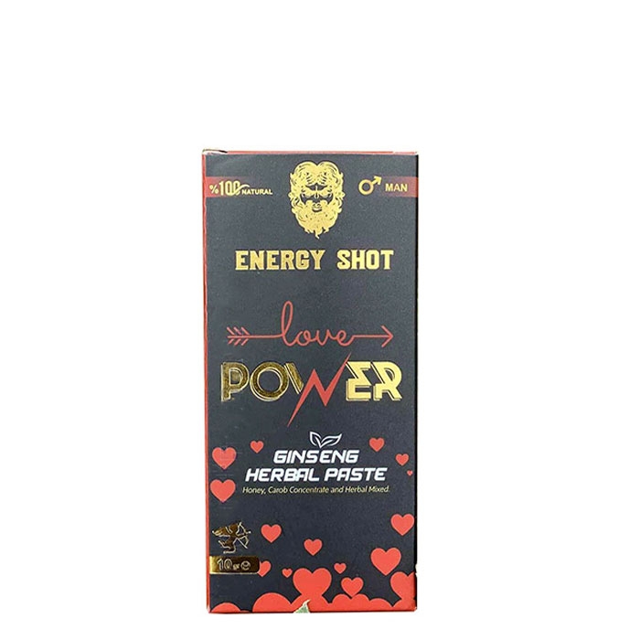 ЛОВ ПАУЪР ЗА МЪЖЕ ДОЗИ 10 гр. 3 броя / PAN-BIO LOVE POWER FOR MEN GINSENG HERBAL PASTE ENERGY SHOT