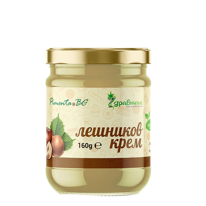 ЗДРАВНИЦА ЛЕШНИКОВ КРЕМ 160 гр. / ZDRAVNITZA HAZELNUT CREAM