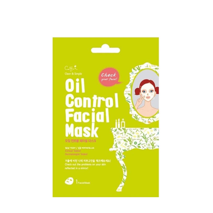 ЦЕТУА МАСКА ЗА ЛИЦЕ РЕГУЛИРАЩА ОМАЗНЯВАНЕТО 1 брой / CETTUA OIL CONTROL FACIAL MASK