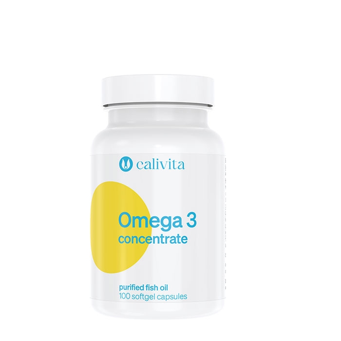 КАЛИВИТА ОМЕГА 3 КОНЦЕНТРАТ меки желатинови капсули 100 броя / CALIVITA OMEGA 3 CONCENTRATE