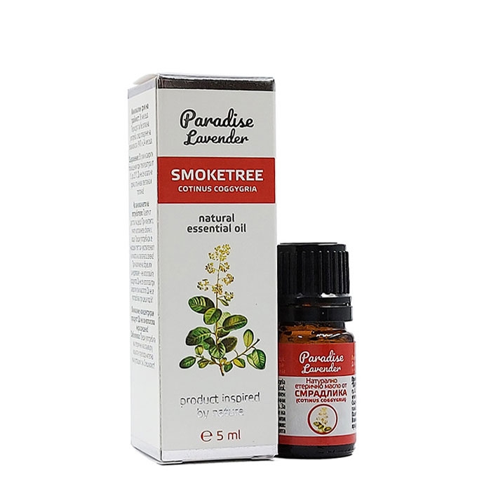 ПАРАДАЙЗ ЛАВЕНДЪР ЕТЕРИЧНО МАСЛО ОТ СМРАДЛИКА 5 мл. / PARADISE LAVENDER COTINUS COGGYGRIA ESSENTIAL OIL