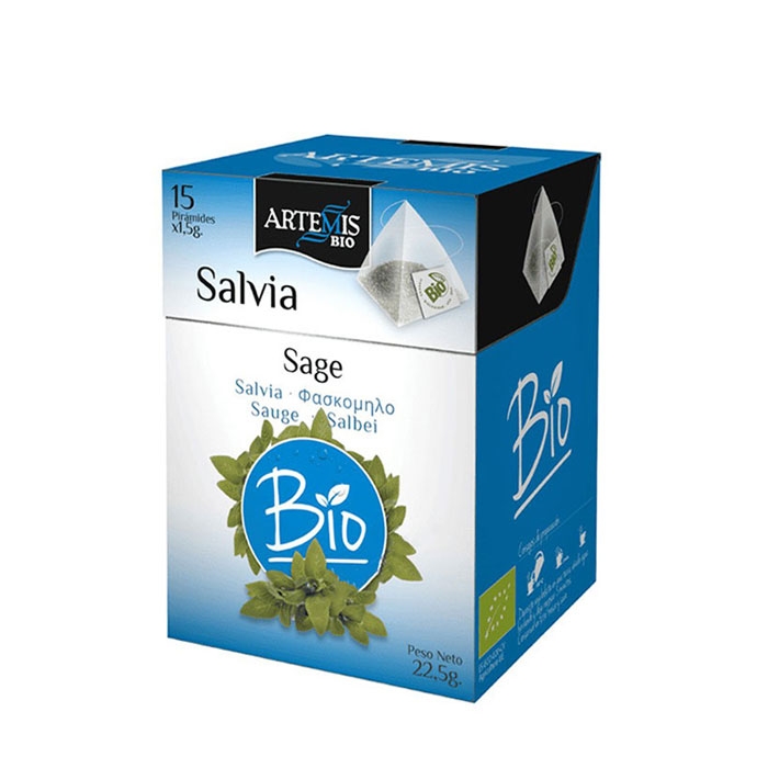 АРТЕМИС БИО ЧАЙ САЛВИЯ филтер 15 броя / ARTEMIS BIO TEA SALVIA