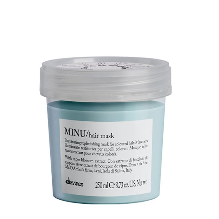 ДАВИНЕС МИНУ МАСКА ЗА БОЯДИСАНА КОСА 250 мл. / DAVINES MINU HAIR MASK ...