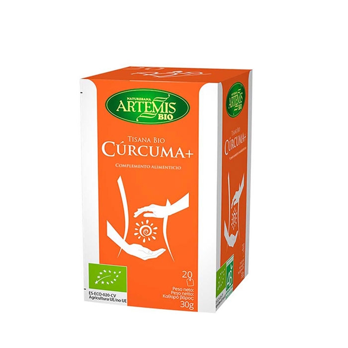 АРТЕМИС БИО ЧАЙ С КУКРУМА филтър 20 броя / ARTEMIS BIO CURCUMA+ TEA